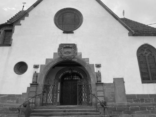 Kirche Église de la Nativité-de-la-Bienheureuse-Vierge-Marie-Sesselheim-Elsace-Frankreich 2025