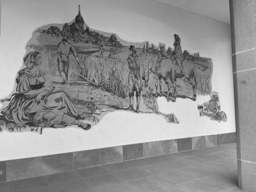 Wandmalerei Gemeinde Sesselheim-Elsass-Frankreich 2025